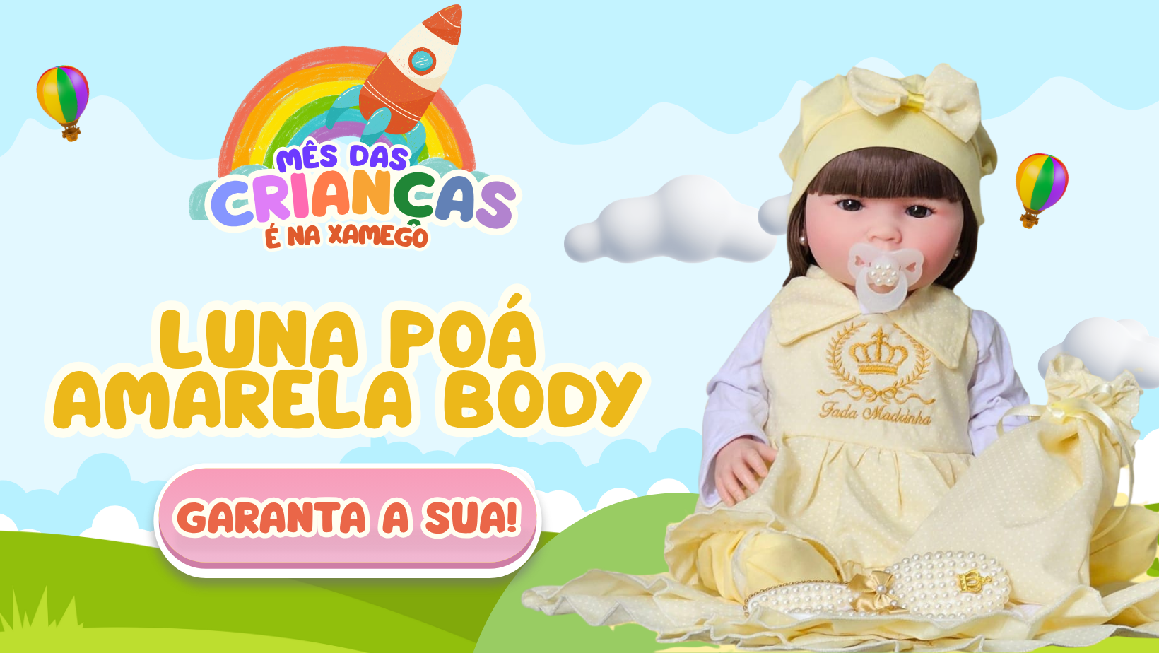 Luna poa amarela body